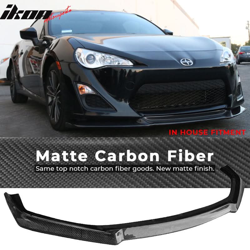 2013-2016 Scion FRS GT86 CS Style Front Bumper Lip Carbon Fiber