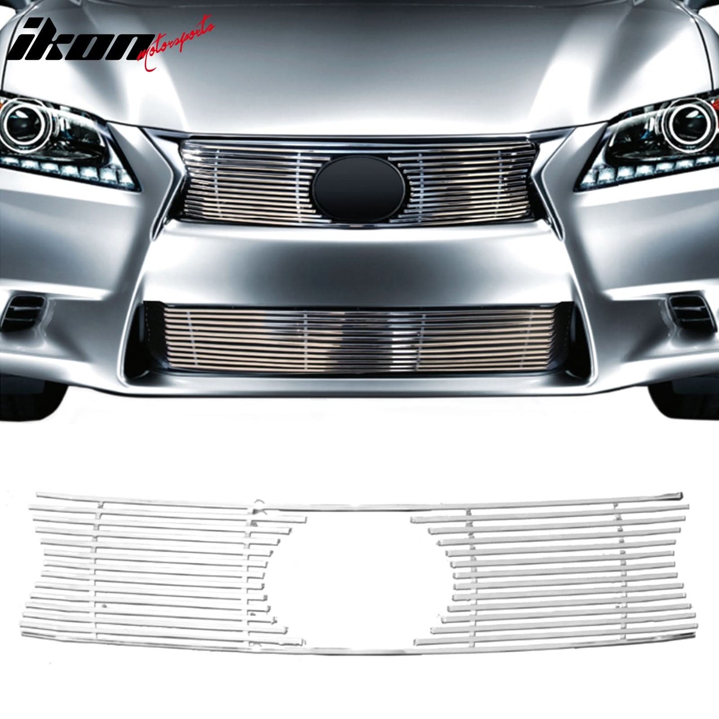 2013 Lexus GS350 Billet Style Chrome Front Grille Stainless Steel 1PC