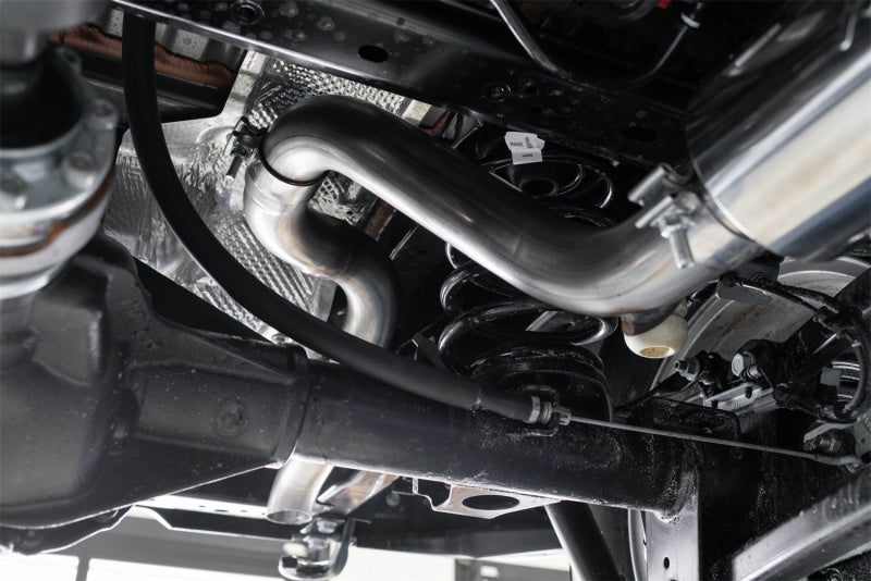 MBRP 18-20 Jeep Wrangler JL 2.5in Single Rear Exit Cat Back Exhaust - Aluminum