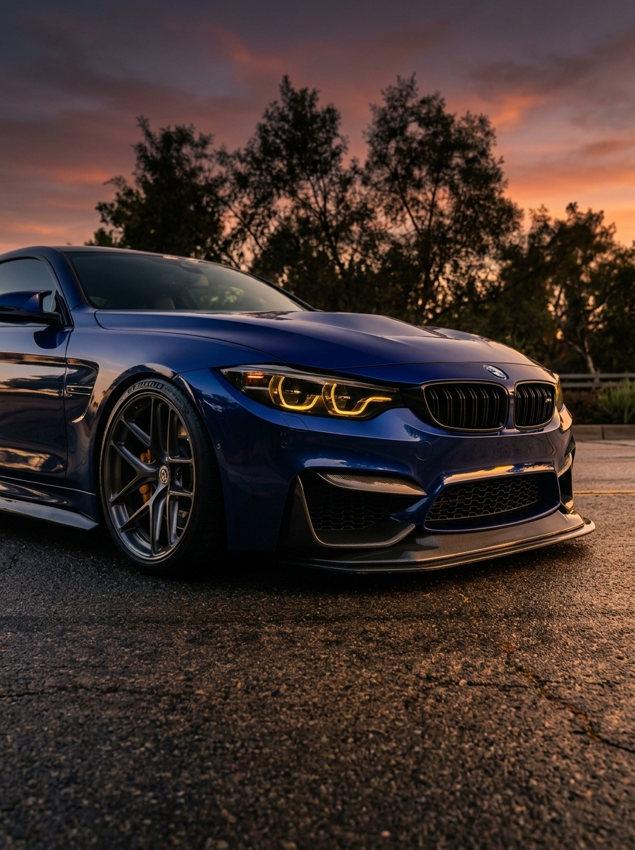 BMW 3 Series F80 M3 F82 F83 M4 GTS Style Carbon Fiber Front Lip (2015 - 2021)