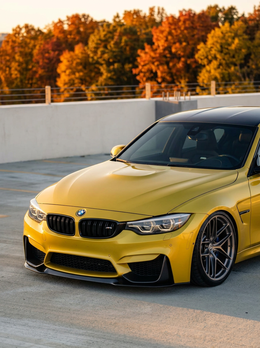 BMW 3 Series F80 M3 F82 F83 M4 CS Style Carbon Fiber Front Lip (2015 - 2019)