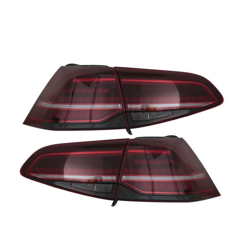 VW MK7 Golf 7 and Golf MK7 7.5 Euro Style Tail Lights 2013-2019