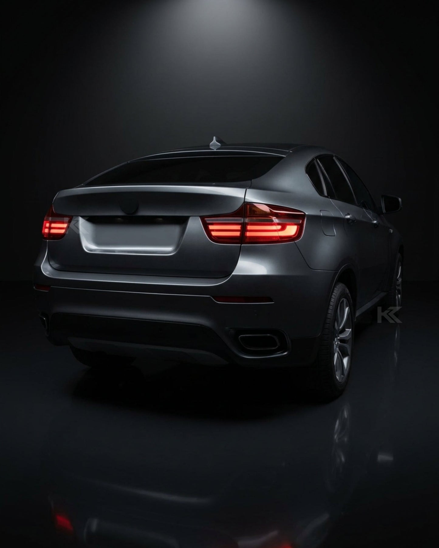 BMW X6 E71 Red and Smoked LED Tail Light Upgrades 2007-2014