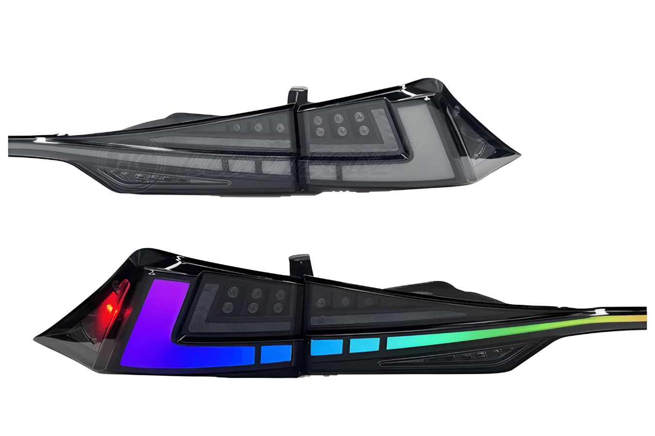 Lexus IS 300h Modern Tail Light Upgrade (RGB Color Changing) LED Tail Lights (2014-2020)
