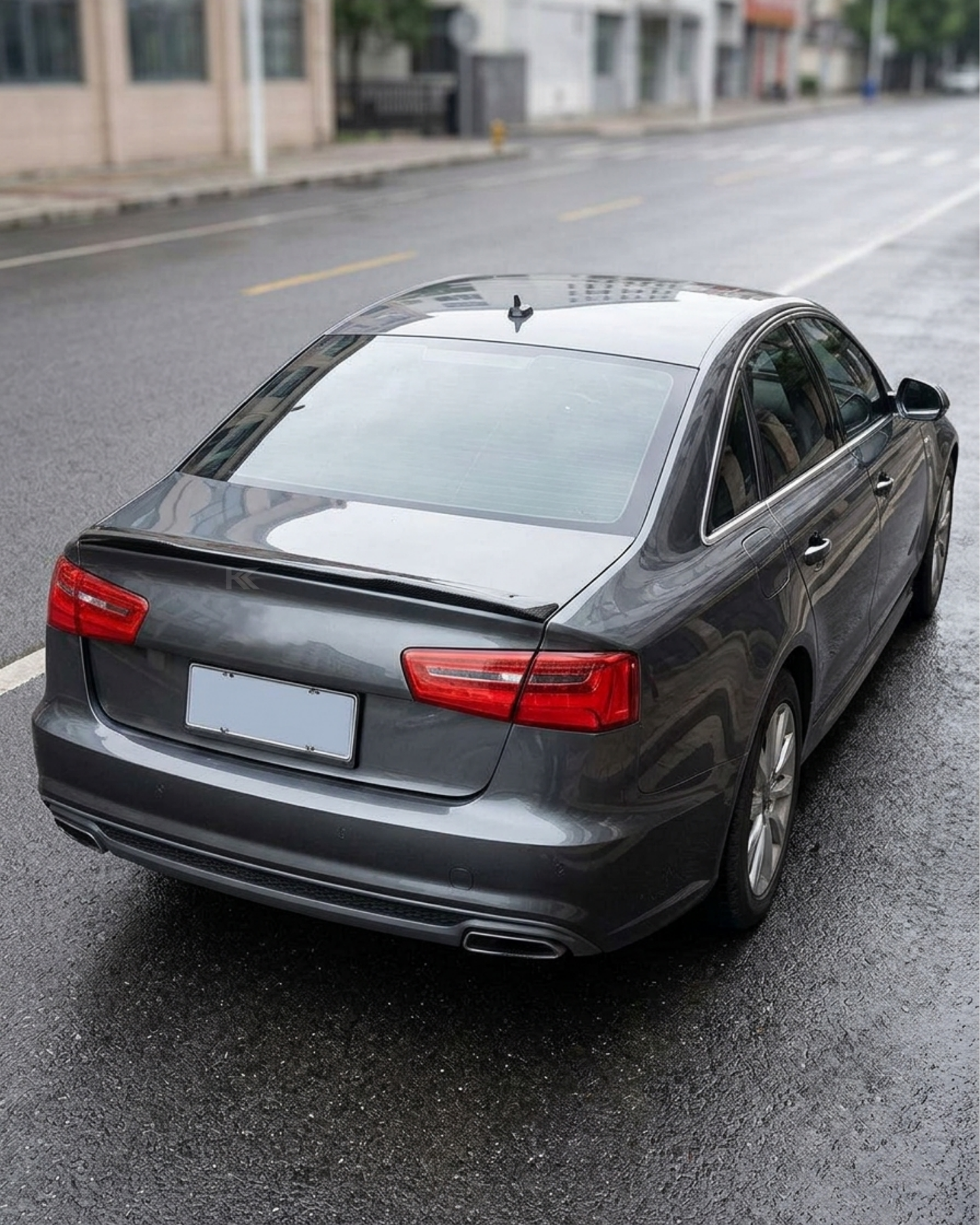 2012–2018 Audi A6 C7 4G Sedan Rear Trunk Spoiler – Carbon Fiber