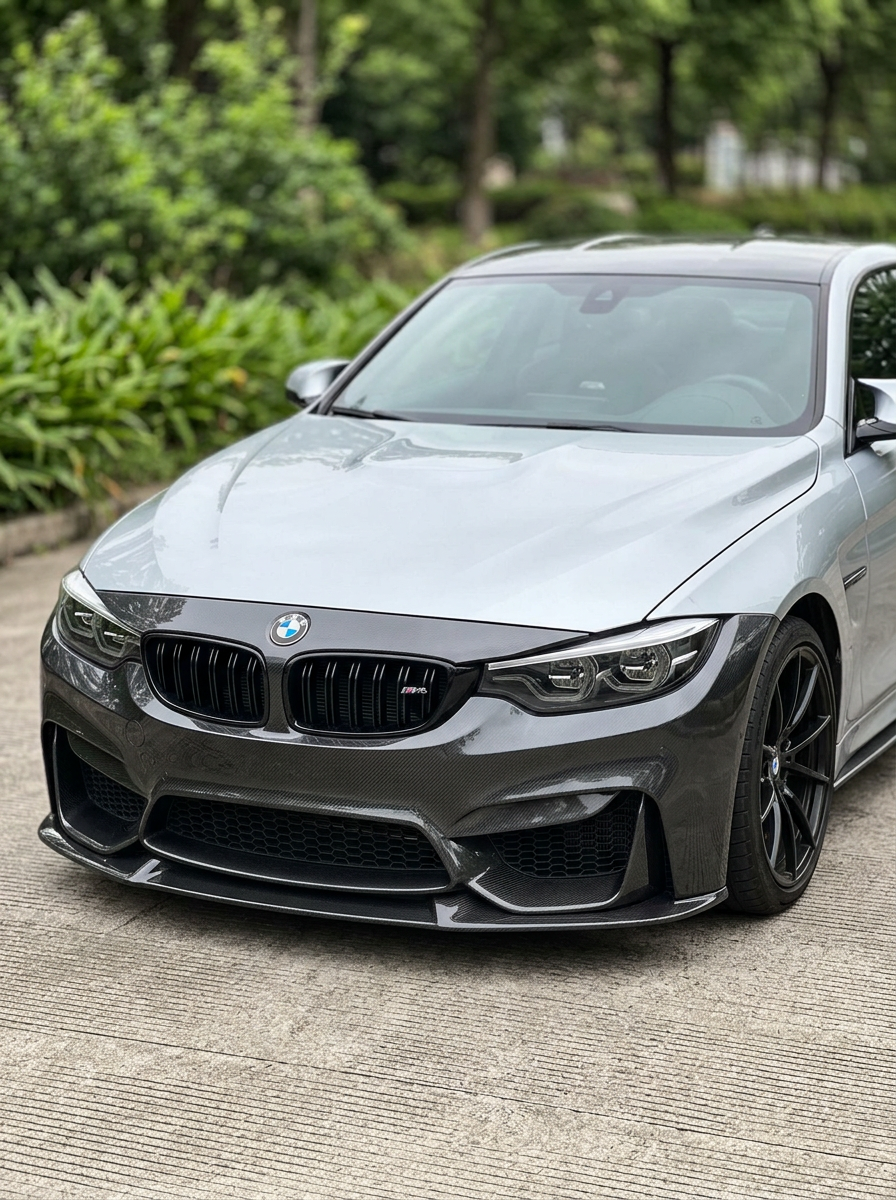 BMW 3 Series F80 F82 F83 Carbon Fiber 3D Front Bumper (2011-2019)