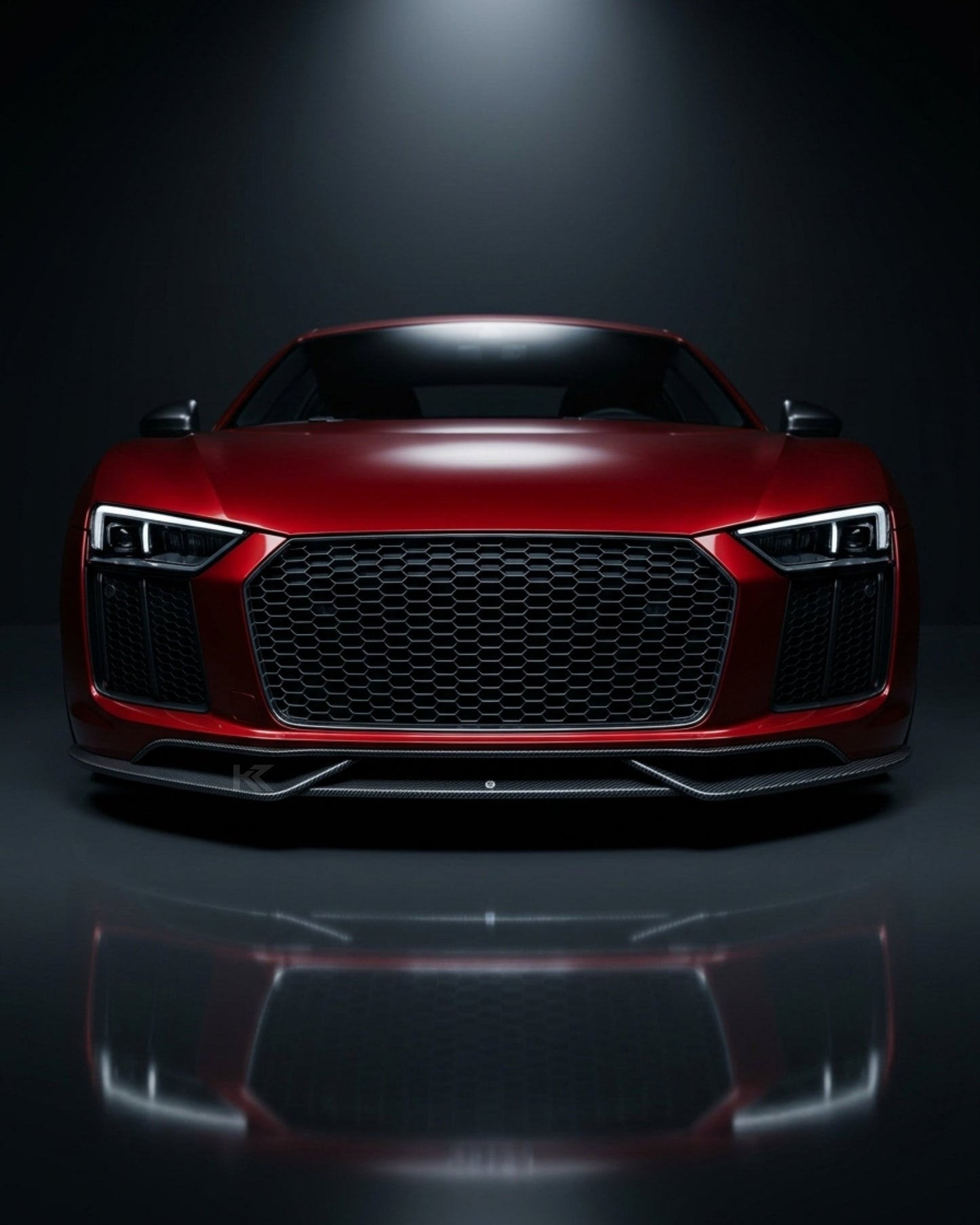 2016–2018 Audi R8 V10 / V10 Plus Coupe 4S Gen 2 Front Bumper Lip Spoiler Set – Carbon Fiber