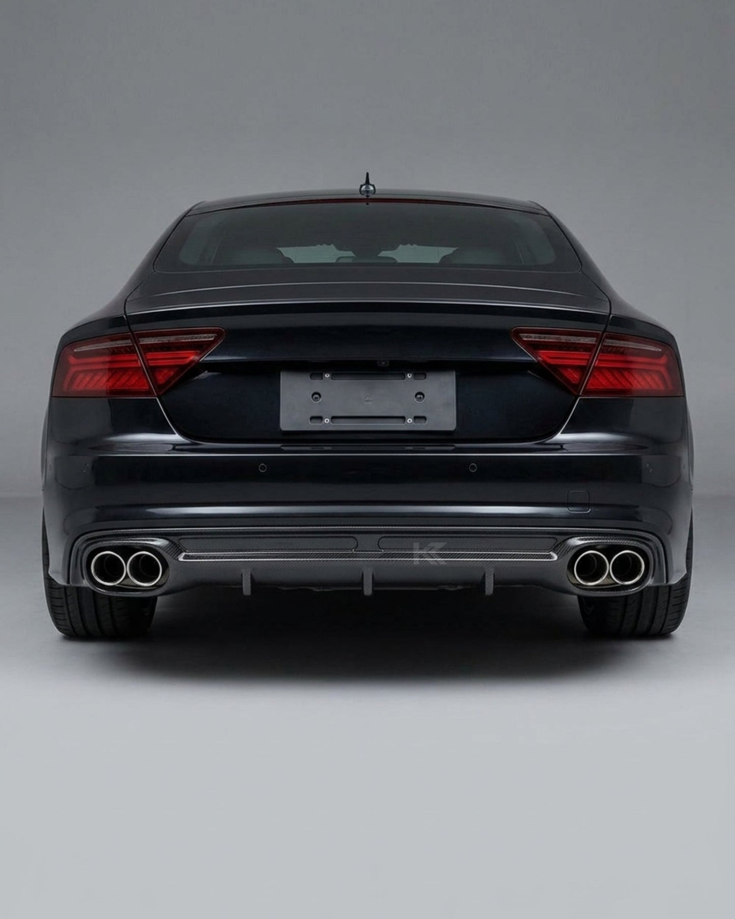 2013–2016 Audi A7 S-Line C7 Sportback Rear Bumper Diffuser – Carbon Fiber