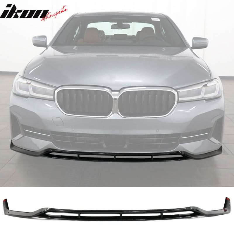 2021-2023 BMW G30 G31 LCI 5-Series Gloss Black Front Bumper Lip