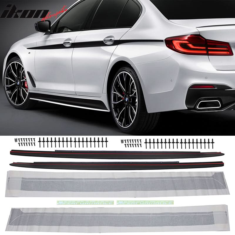 Fits 2021-2023 G30 G31 MP Type 1 Rear Diffuser+Front Bumper Lip+Side S