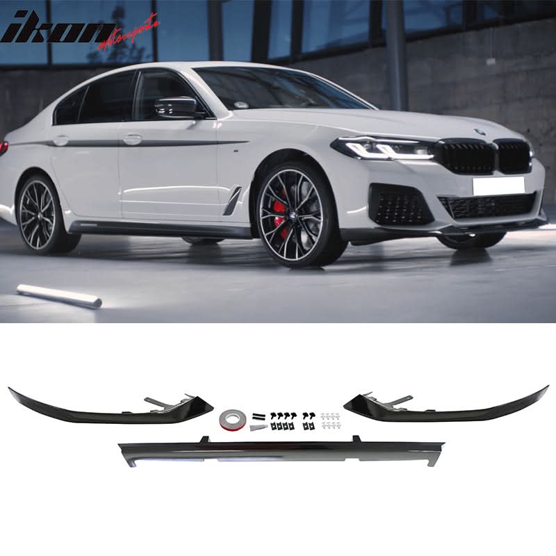 Fits 2021-2023 BMW G30 MP Type 2 Rear Diffuser+Front Bumper Lip+Side S