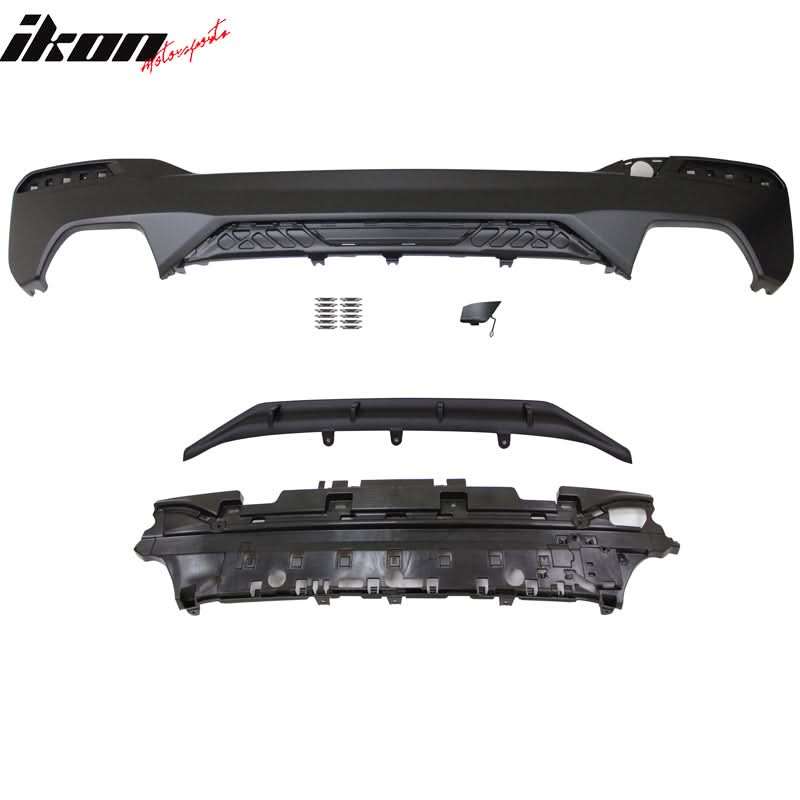 2017-2020 BMW G30 MP Style Front Lip & Side Sill & Type1 Diffuser
