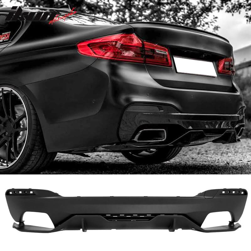 2017-2020 BMW G30 MP Style Front Lip & Side Sill & Type2 Diffuser