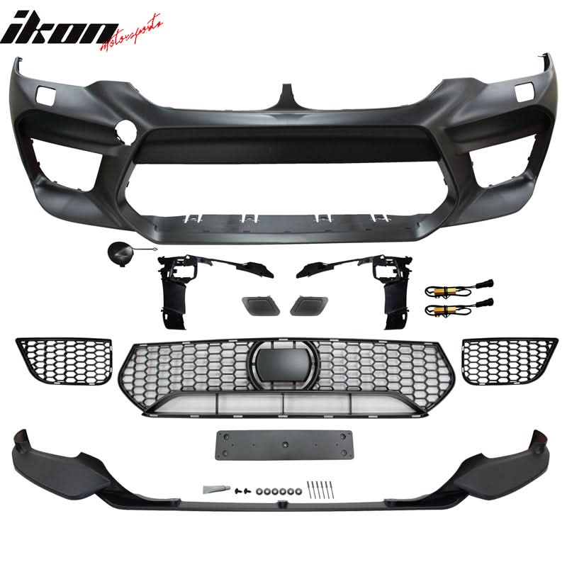 2017-2020 BMW G30 to M5 Style Front Rear Bumpers Side Skirts PP