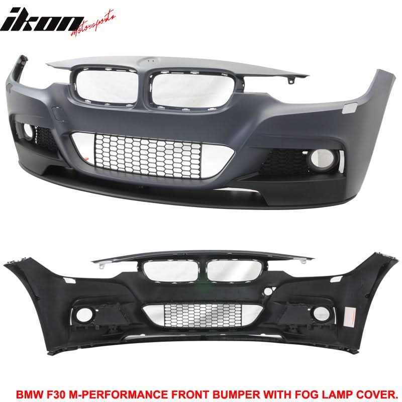 Fits 12-18 F30 M Performance Front Bumper Fog Cover PDC