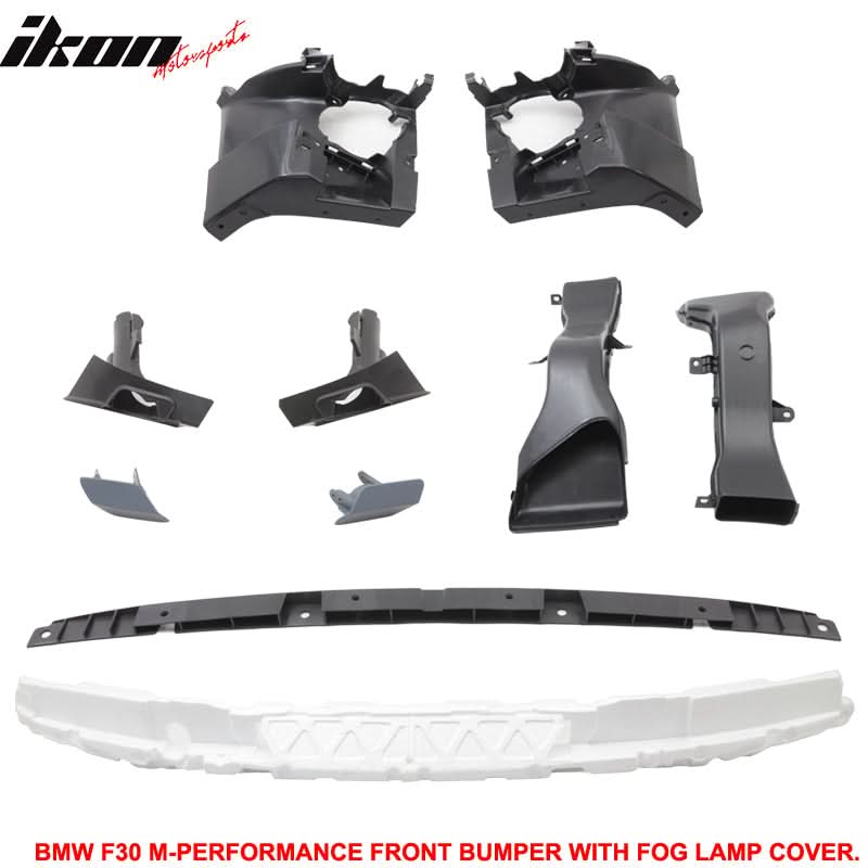 Fits 12-18 F30 M Performance Front Bumper Fog Cover PDC