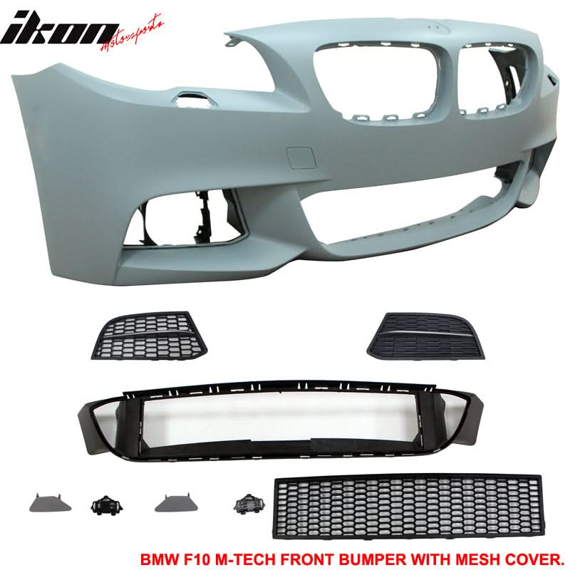 2014-2016 BMW F10 Front Bumper + Rear Bumper W/ Single Outlet