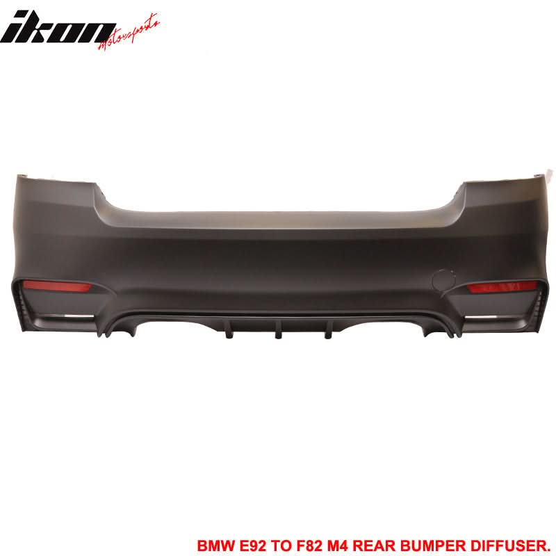 Fits 11-13 E92 E93 LCI M4 Conversion Front+Rear Bumper Polypropylene
