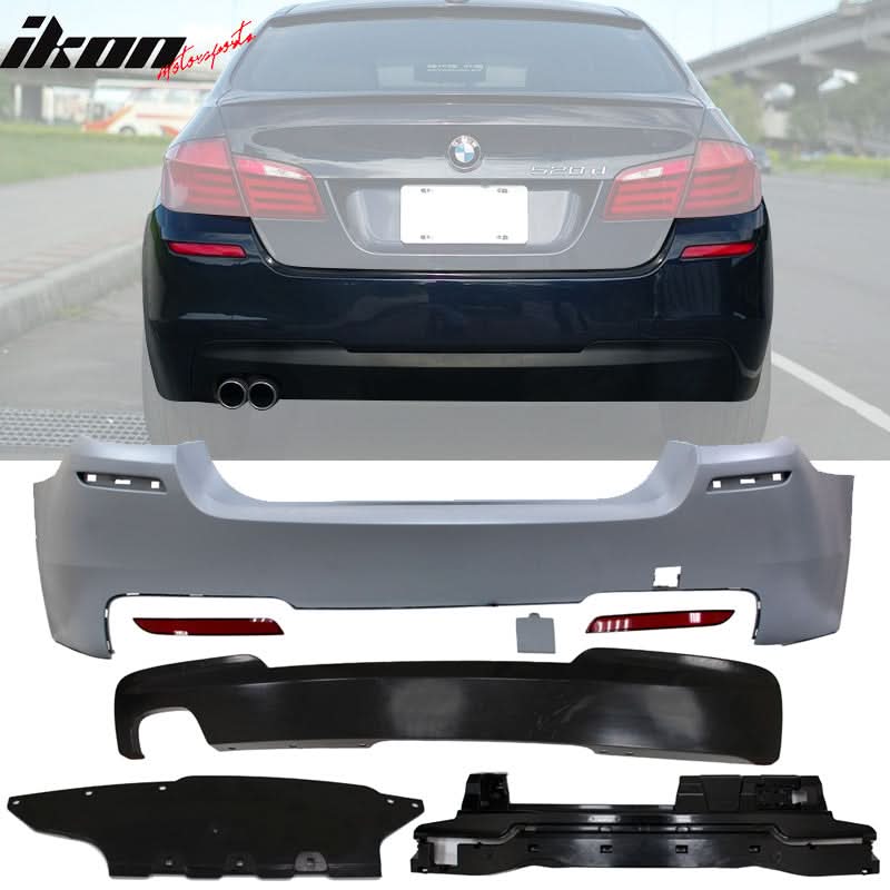 2014-2016 BMW F10 Front Bumper + Rear Bumper W/ Single Outlet