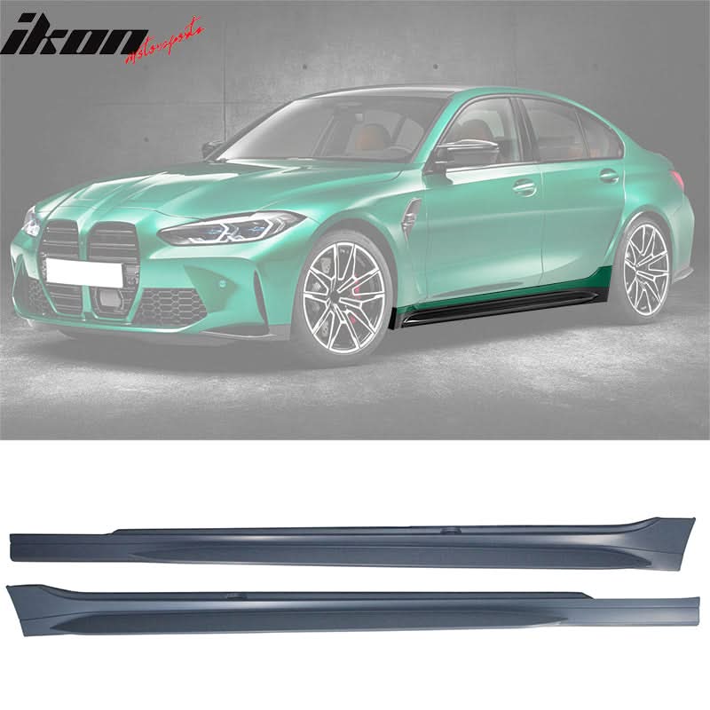 2019-2023 BMW G20 M3 Style Front Rear Bumper Retangular Tip&Side Skirt