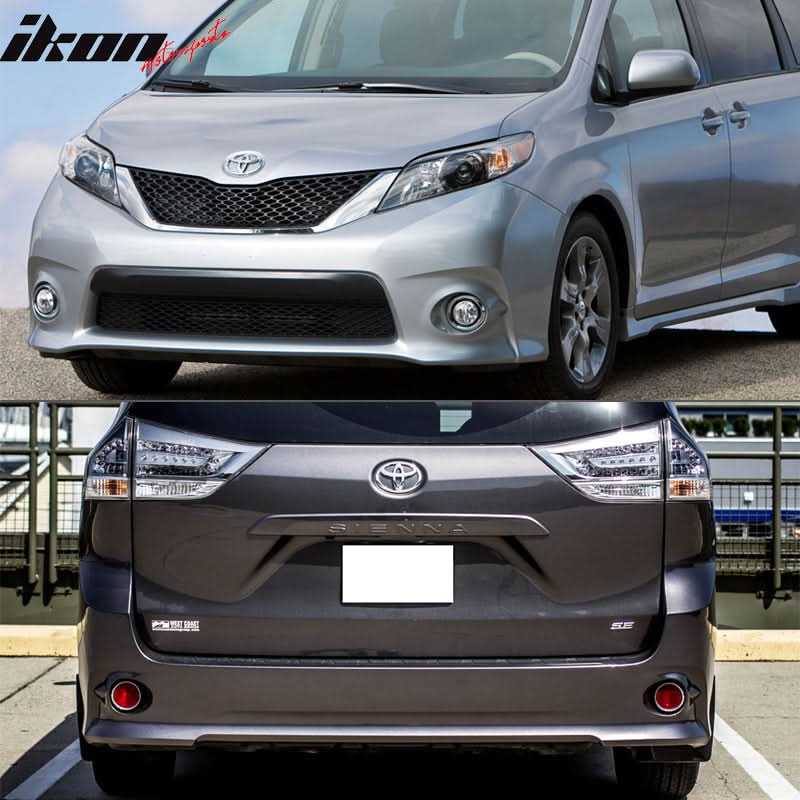 2011-2017Â Toyota Sienna Front Rear Bumper Cover Conversion Grill PP
