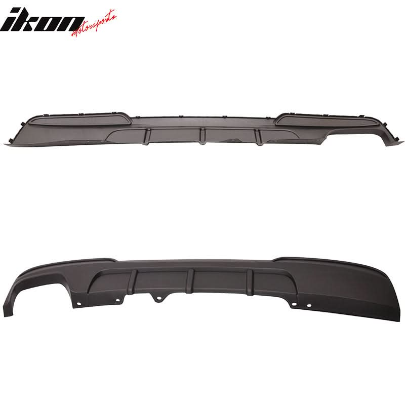 2011-2016 BMW F10 MP Style Rear Bumper Lip Diffuser Single Outlet PP