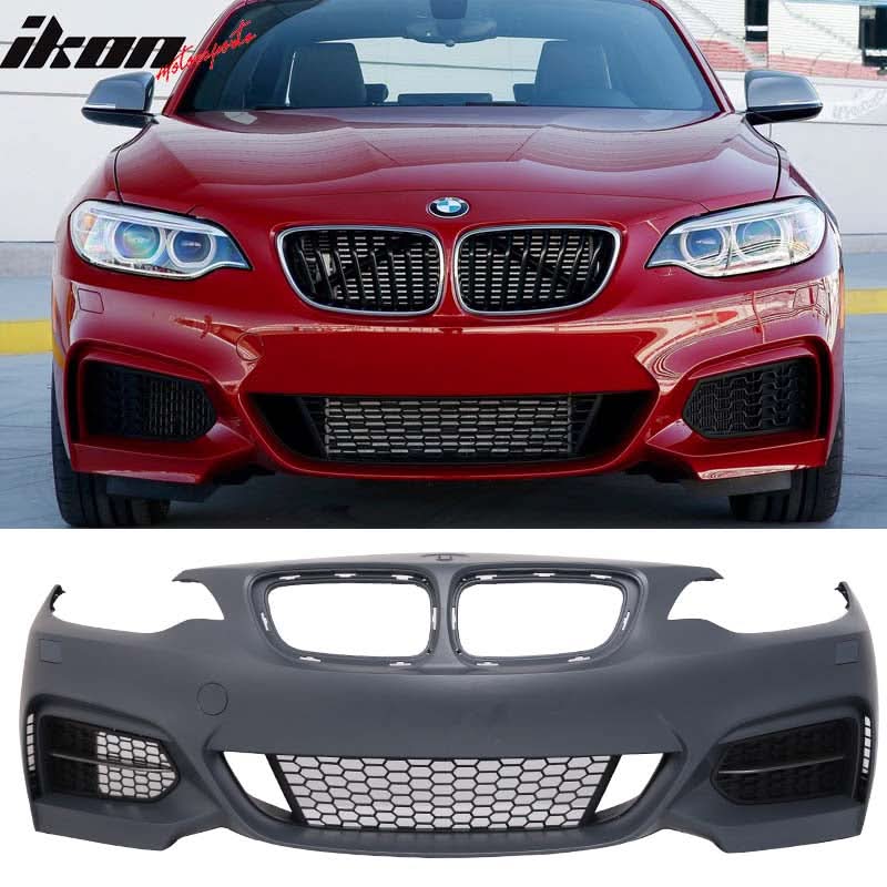 2014-2021 BMW F22 F23 2 Series M Sport Style PP Front Bumper Cover