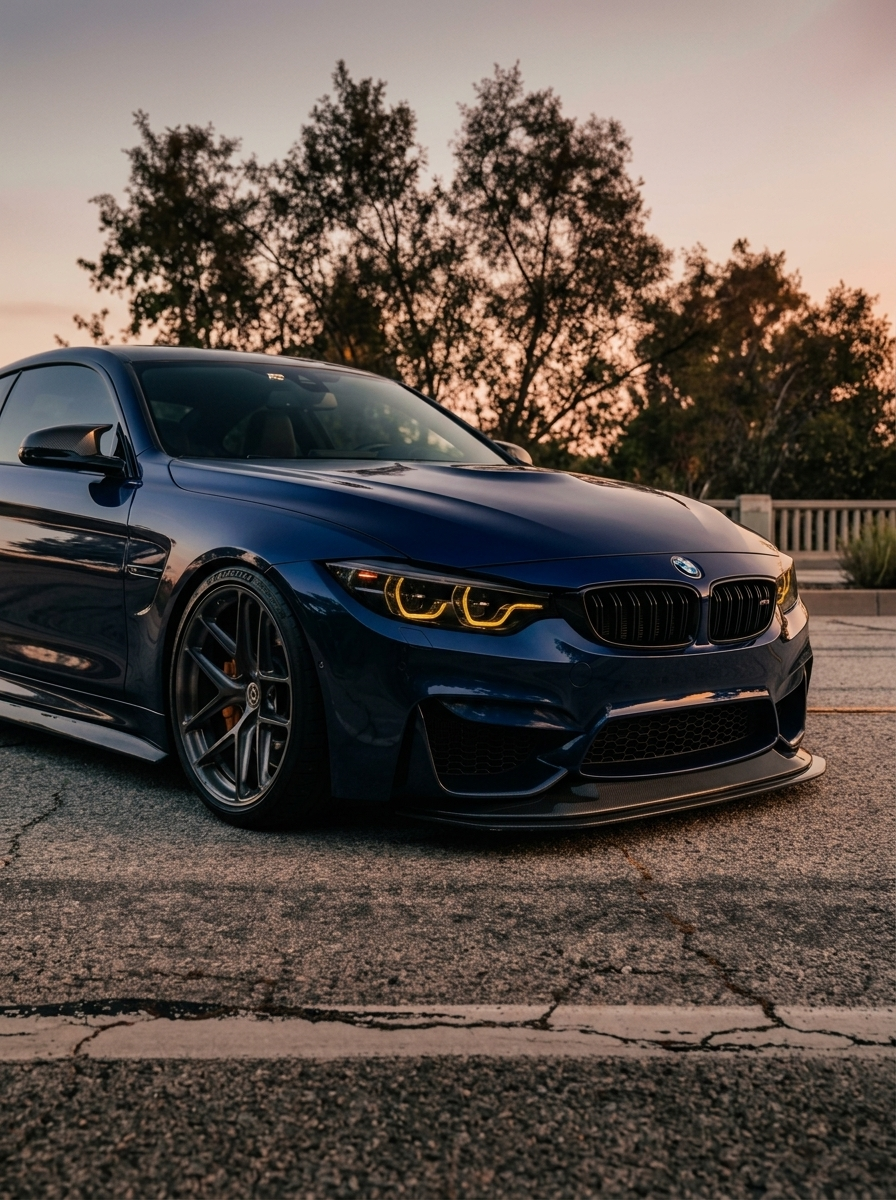 BMW 3 Series F80 M3 F82 F83 M4 GTS Style Carbon Fiber Front Lip (2015 - 2021)