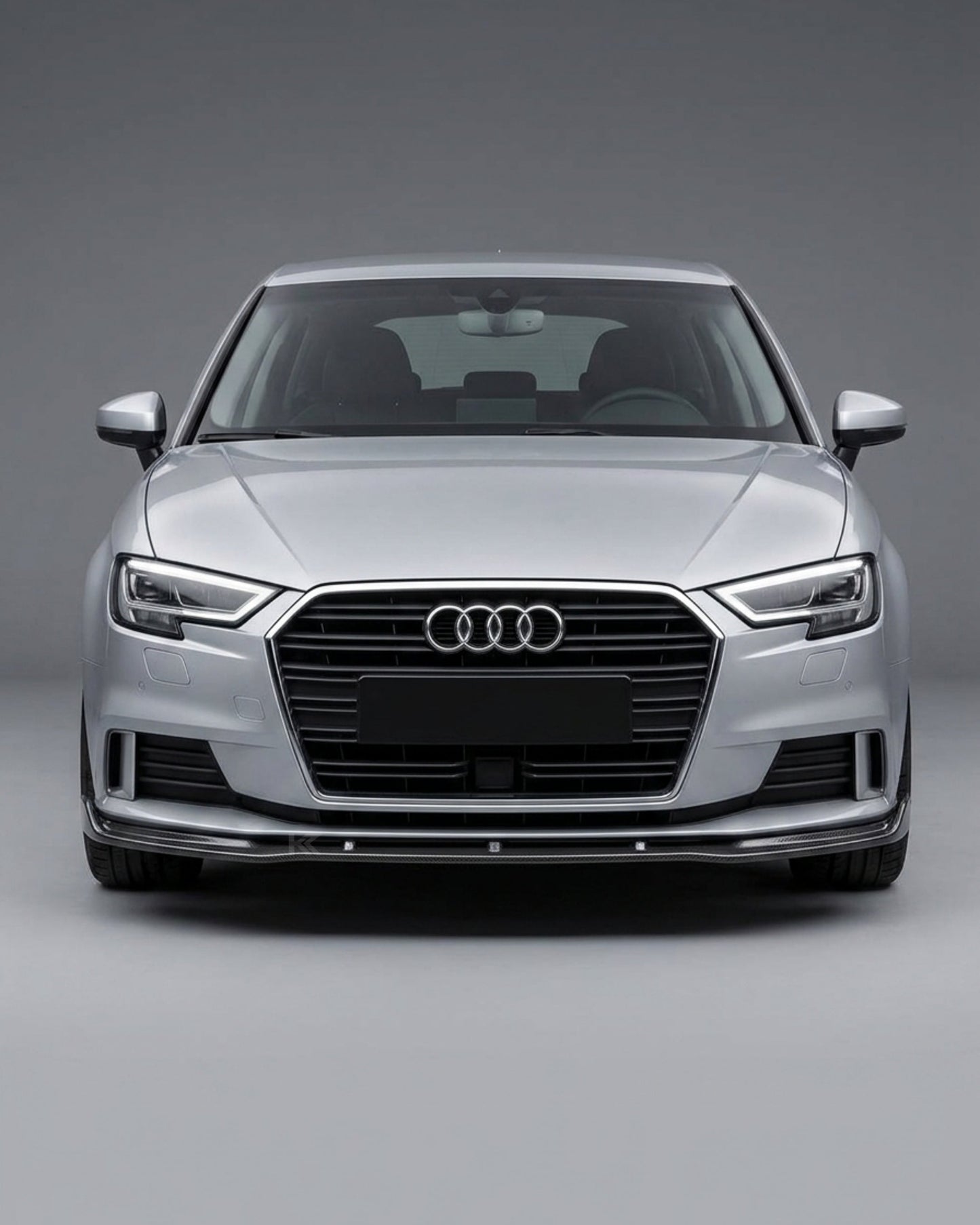 2014–2015 Audi A3 S-Line 8V Hatchback Front Lip Splitter – Carbon Fiber