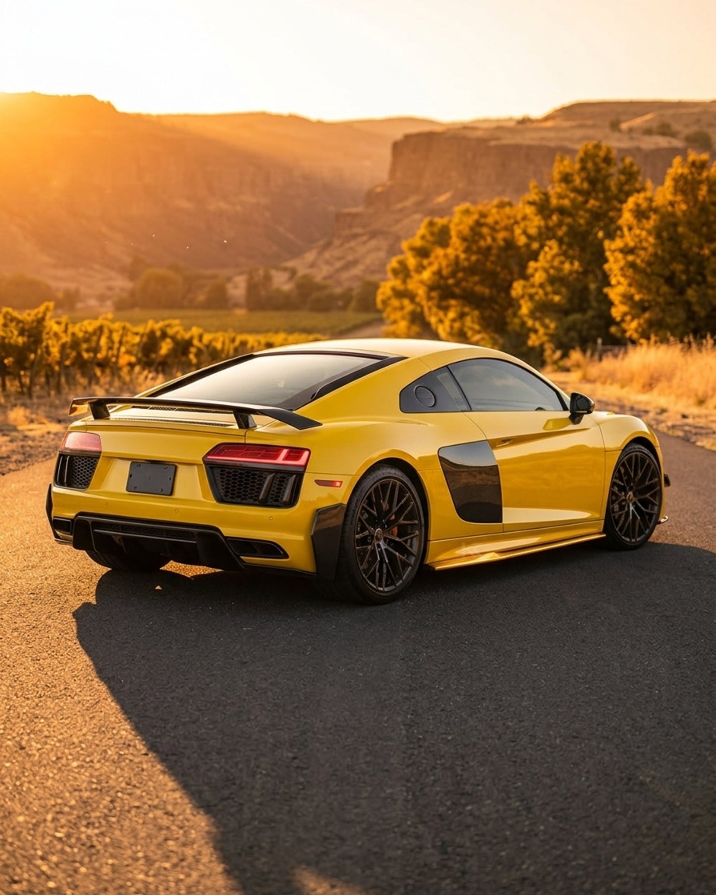 2016–2019 Audi R8 V10 & V10 Plus Coupe Side Skirts – Carbon Fiber