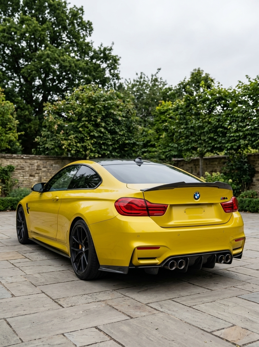 BMW 4 Series F82 M4 PSM Style Carbon Fiber Trunk Spoiler (2014 - 2020)