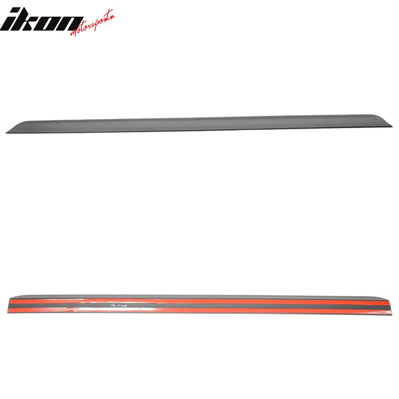 2005-2008 Audi A4 B7 Unpainted Black Roof Spoiler - PUF