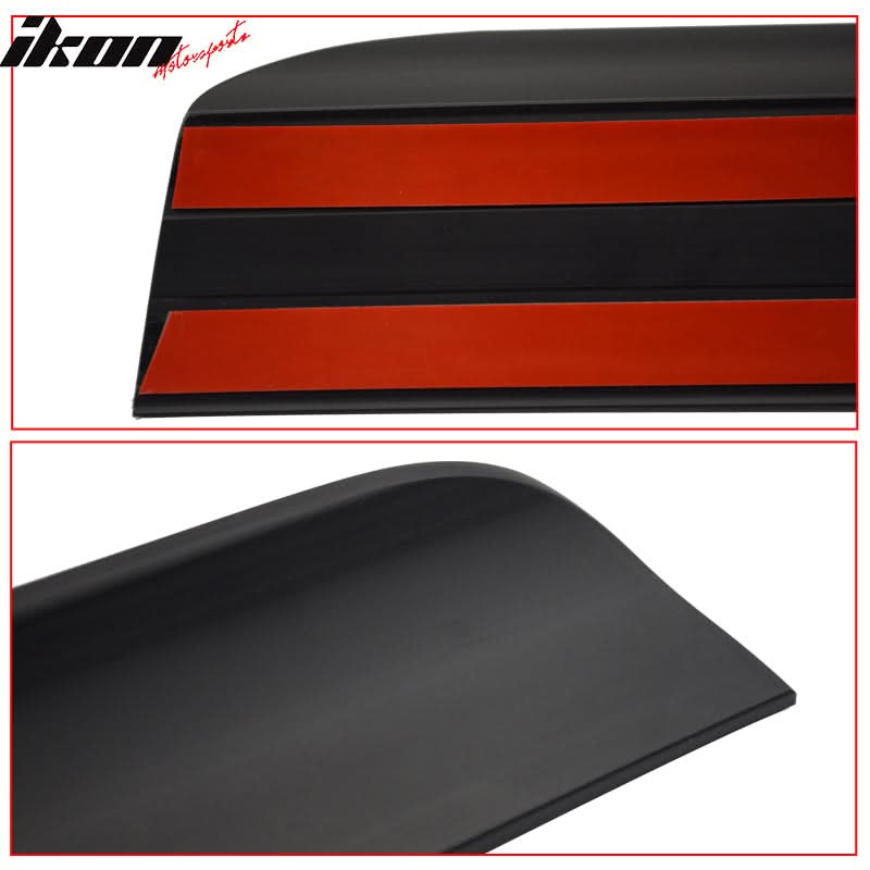 2005-2008 Audi A4 B7 Unpainted Black Roof Spoiler - PUF