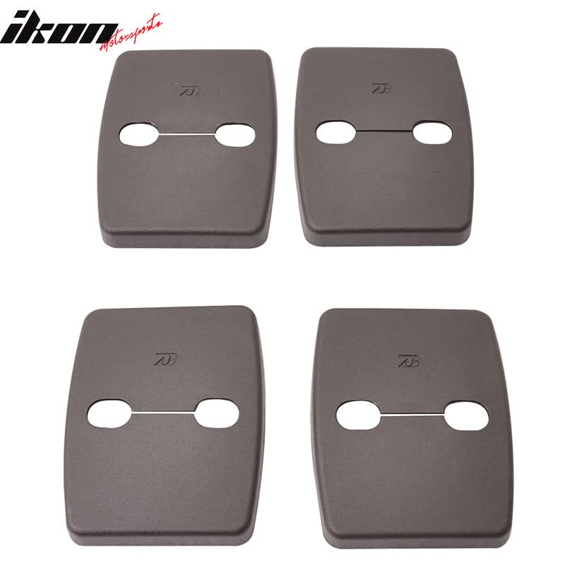 BMW F31 F11 Door Latch Striker Catch Bracket Cover Cap 4PC PP