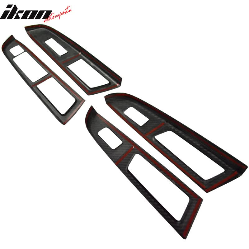 2015-2021 Subaru WRX STI Window Switch Panel Cover Trim Carbon Fiber