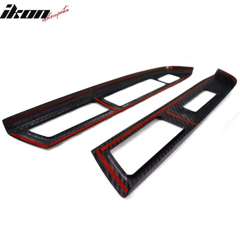 2015-2021 Subaru WRX STI Window Switch Panel Cover Trim Carbon Fiber