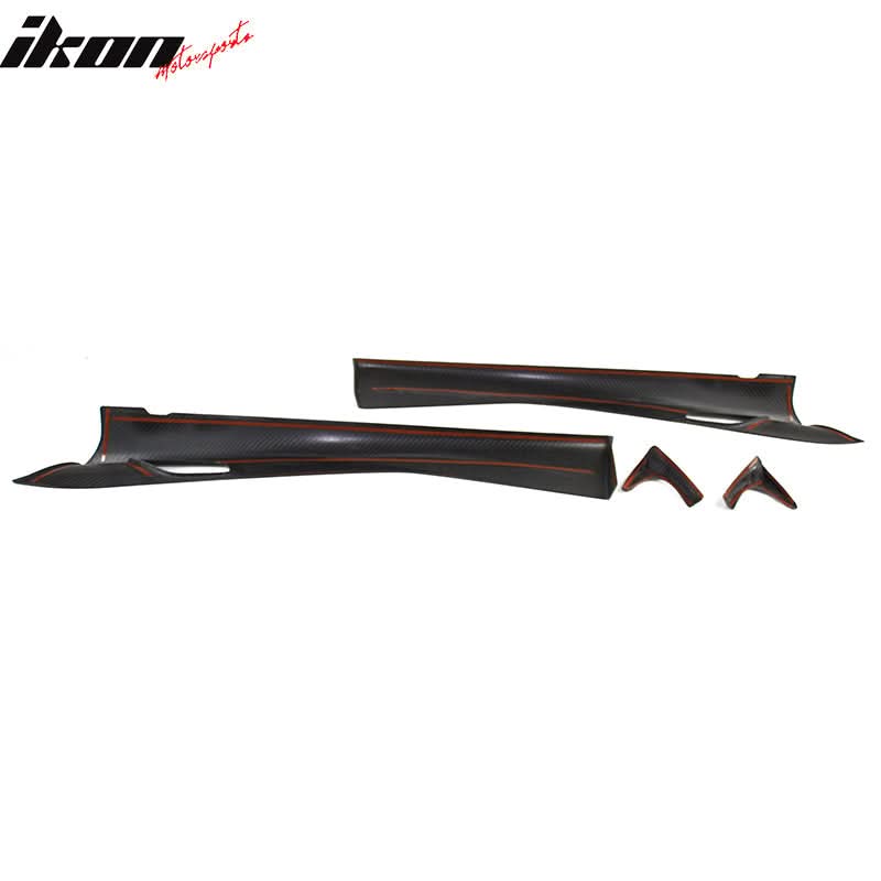 2016-2025 Mazda MX-5 Miata Carbon Fiber 4PCS Interior Door Panel Trim
