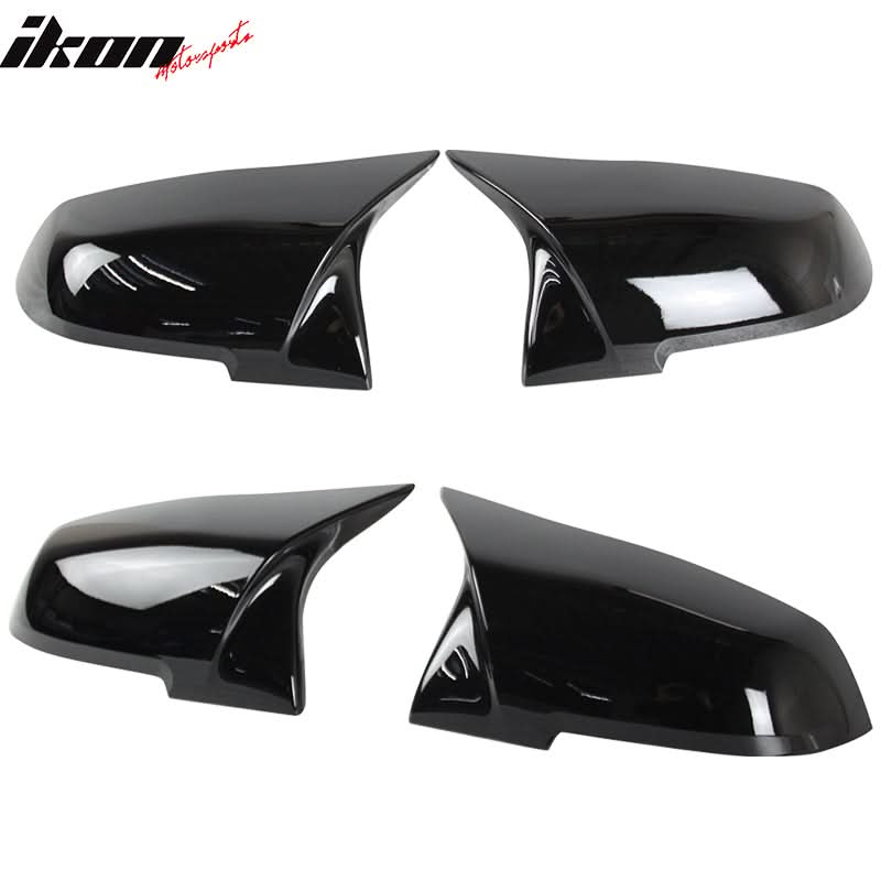 Fits BMW E84 F20 F22 F32 F33 Pair M4 Glossy Black Mirror Covers