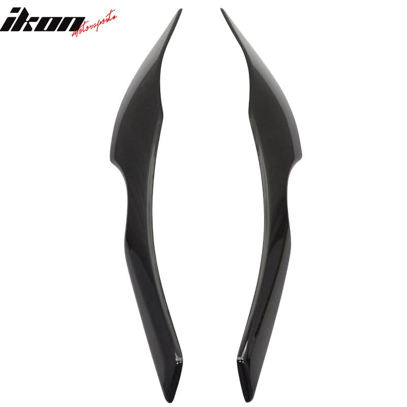 2006-2011 BMW E90 3-Series Sedan Painted #475 Black Headlight Eyelid