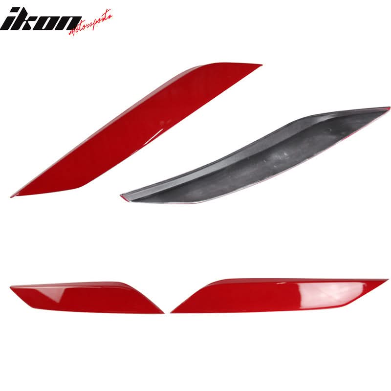 2003-2008 Nissan 350Z 2Dr Headlight Eyelids Eyebrows Cover ABS