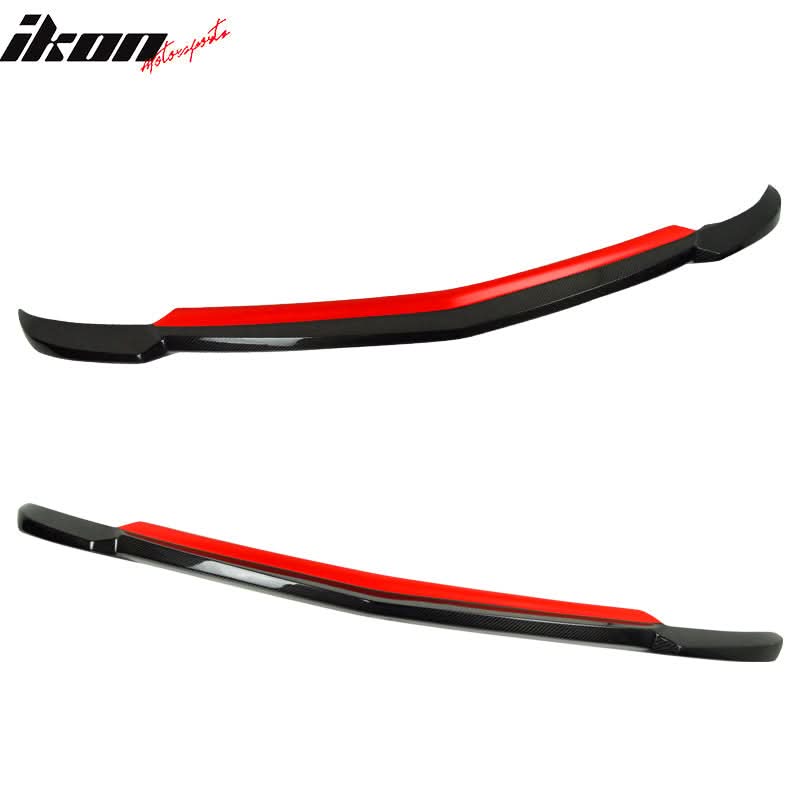 2012-2014 Mercedes Benz W204 Sedan Front Bumper Lip Carbon Fiber