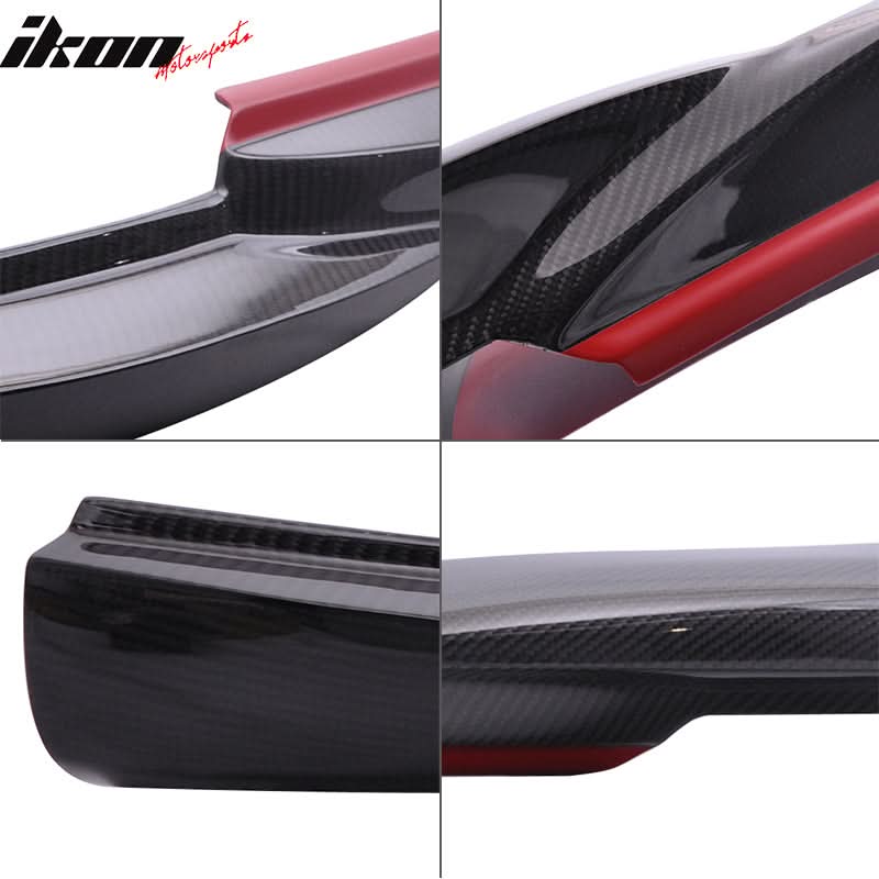 2012-2014 Mercedes Benz W204 Godhand Style Front Lip Carbon Fiber