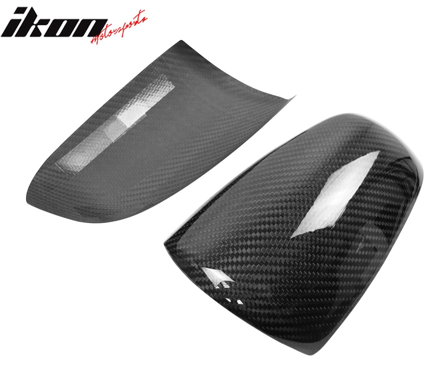 2005-2008 Audi A4 A6 Rear View Mirror Cover Carbon Fiber OEM Style 2PC