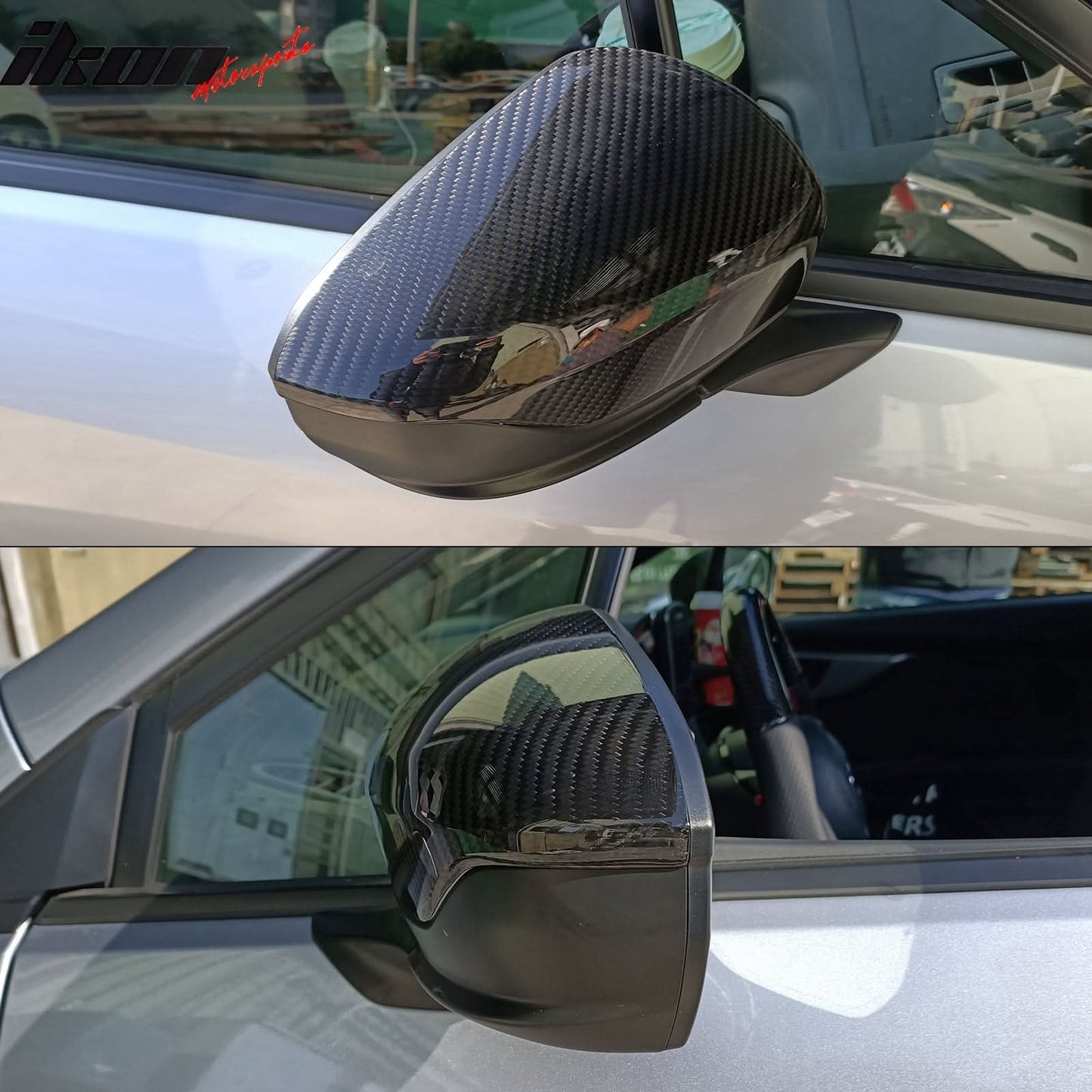 2022-2025 Subaru WRX Sedan 4-Door Mirror Covers Carbon Fiber 2PCS