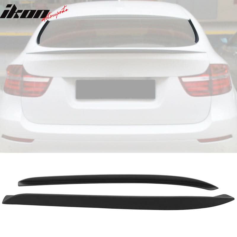 2008-2014 BMW E71 E72 X6 X6M Rear Window Fin Trims Diffuser Spoiler