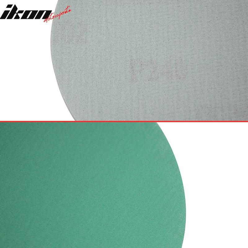 10PCS Disc 240 Grit 5 PSA Green Auto Sanding Paper Sheets Sand Velcro
