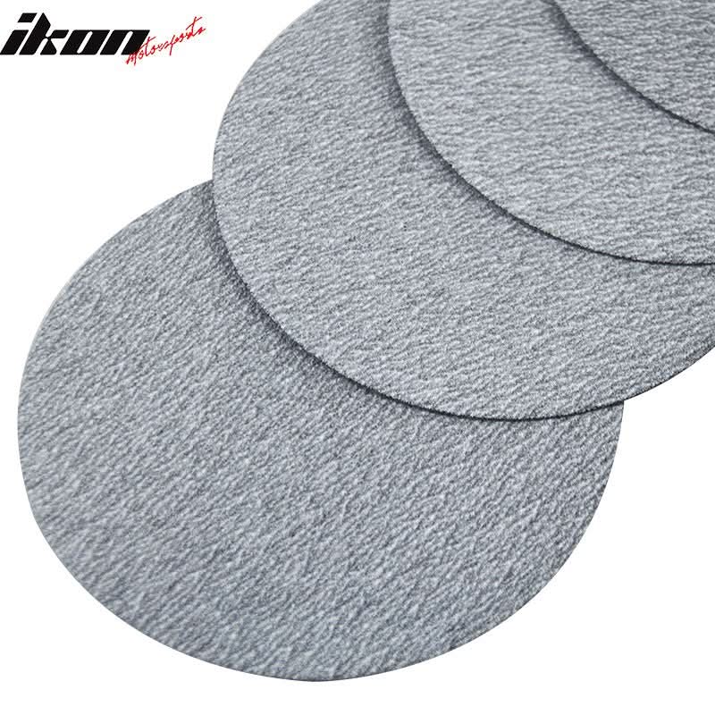 10PC 5in 127mm 180 Grit Auto Sanding Disc Sandpaper Sheets Sand Paper