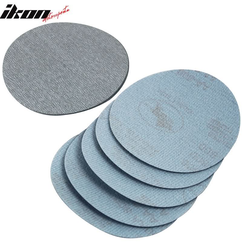 10PC 5in 127mm 800 Grit Auto Sanding Disc Sandpaper Sheets Sand Paper