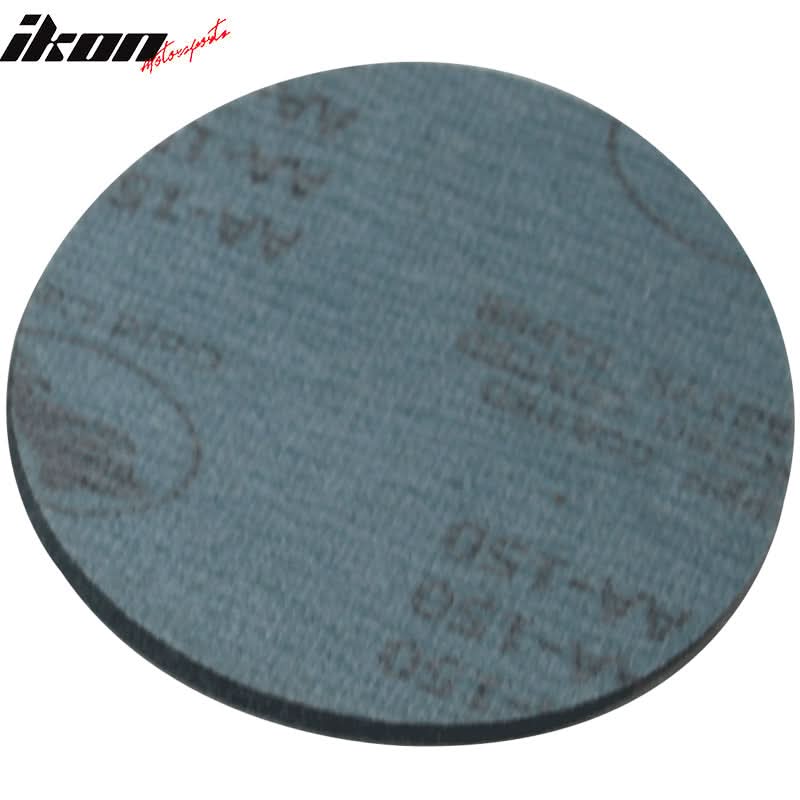 50PC 5in 127mm 150 Grit Auto Sanding Disc Sandpaper Sheets Sand Paper
