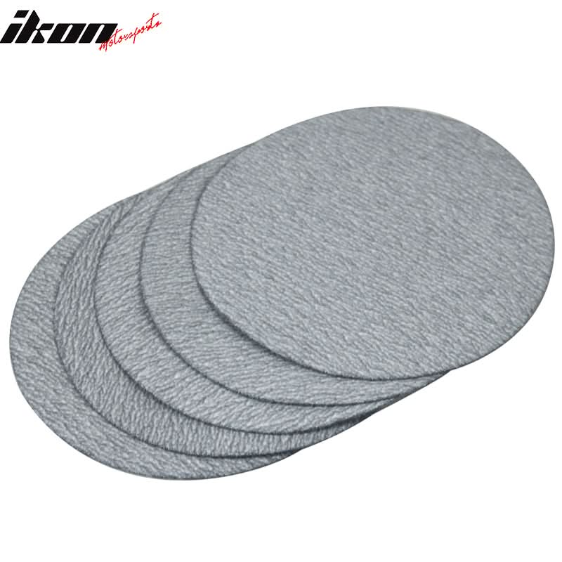 100PC 5in 127mm 240 Grit Auto Sanding Disc Sandpaper Sheets Sand Paper
